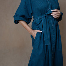 Layla Dark Teal Organic Cotton Dress