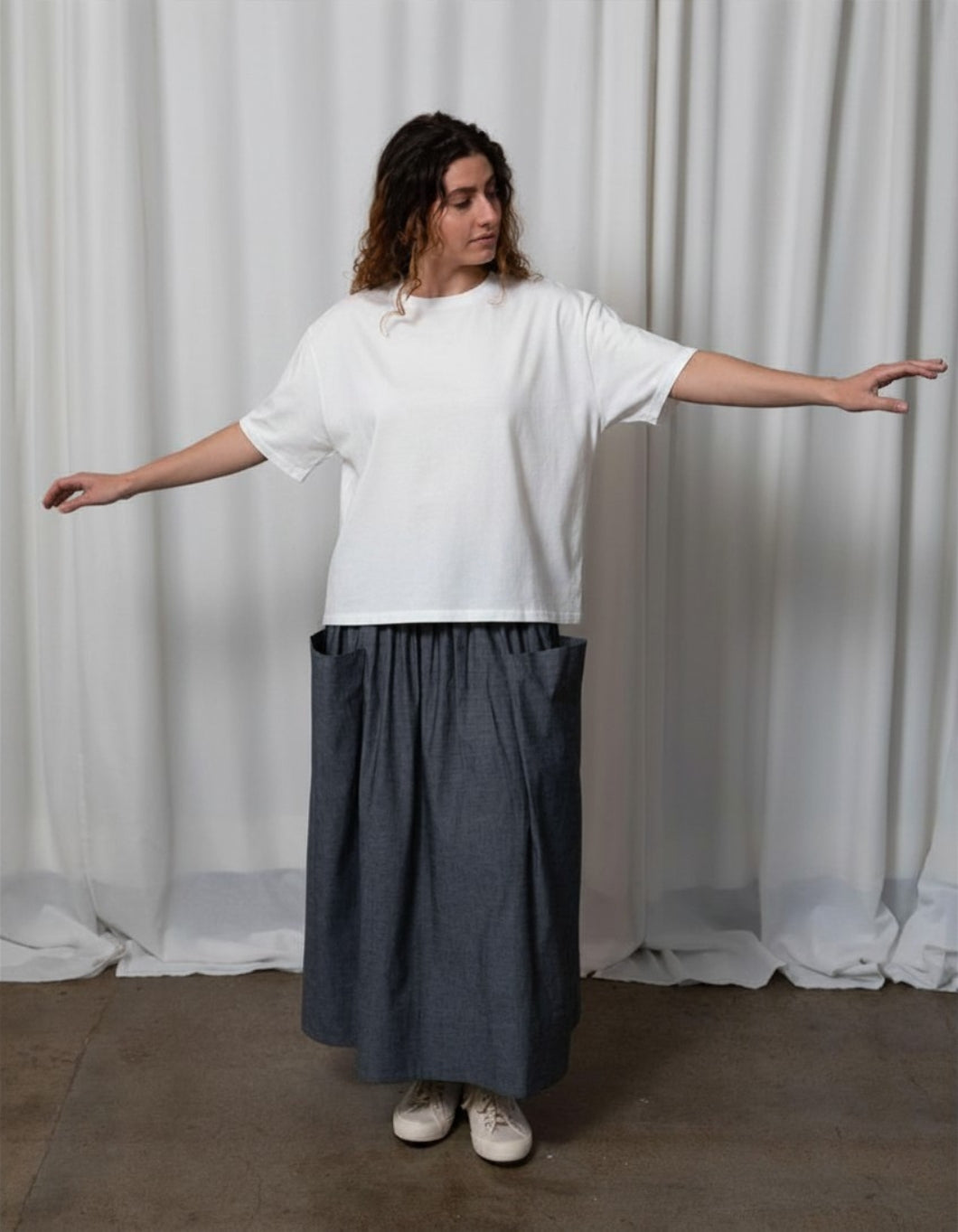 White Organic Cotton Boxy Tee