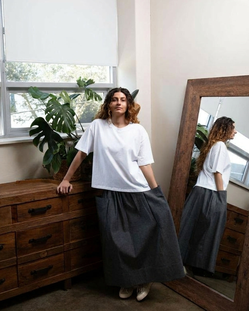 White Organic Cotton Boxy Tee