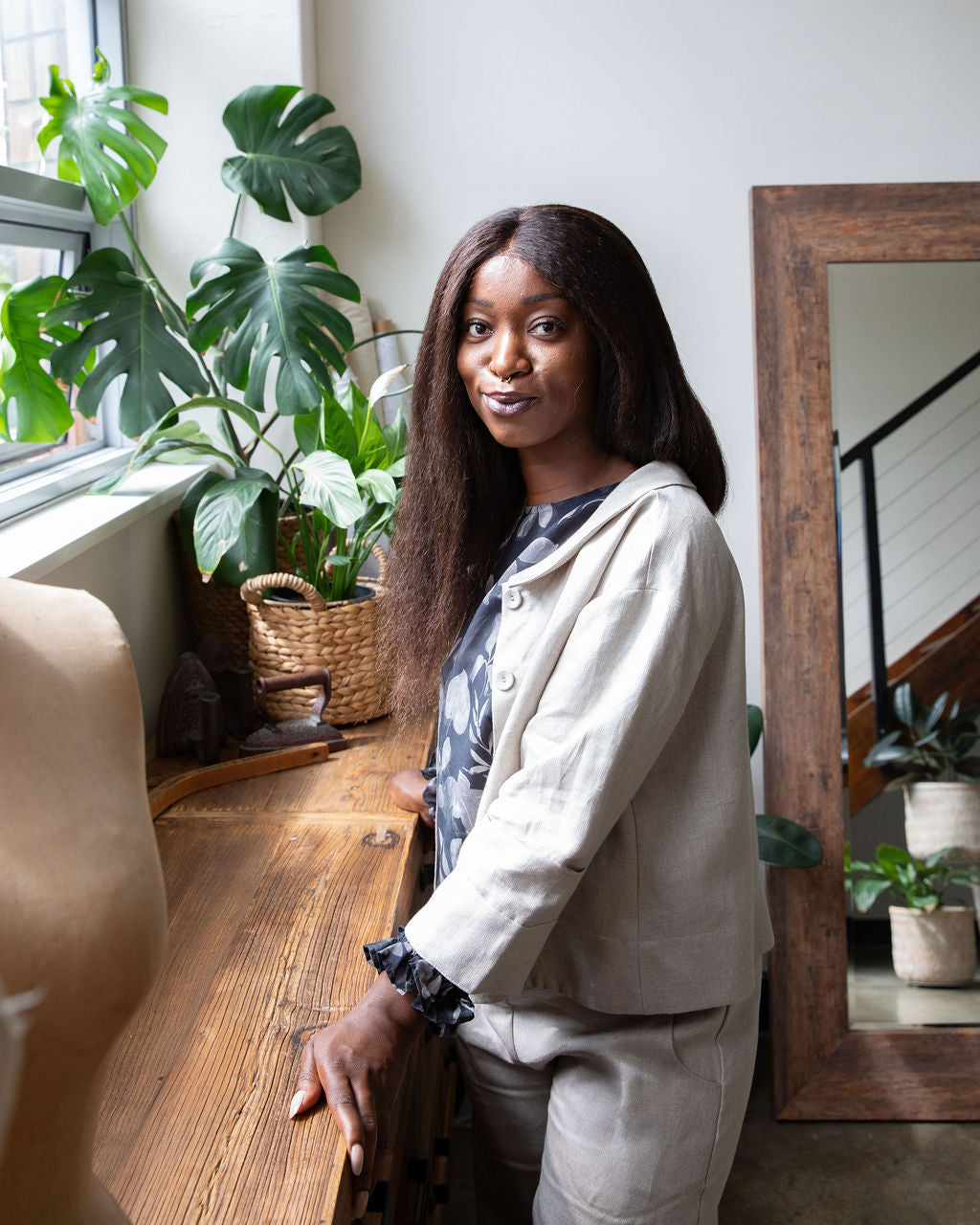 Grace Jacket - Flax Linen