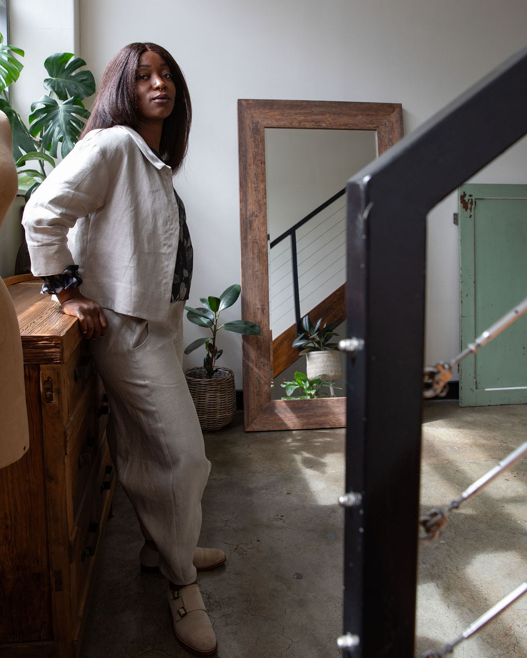 Grace Jacket - Flax Linen