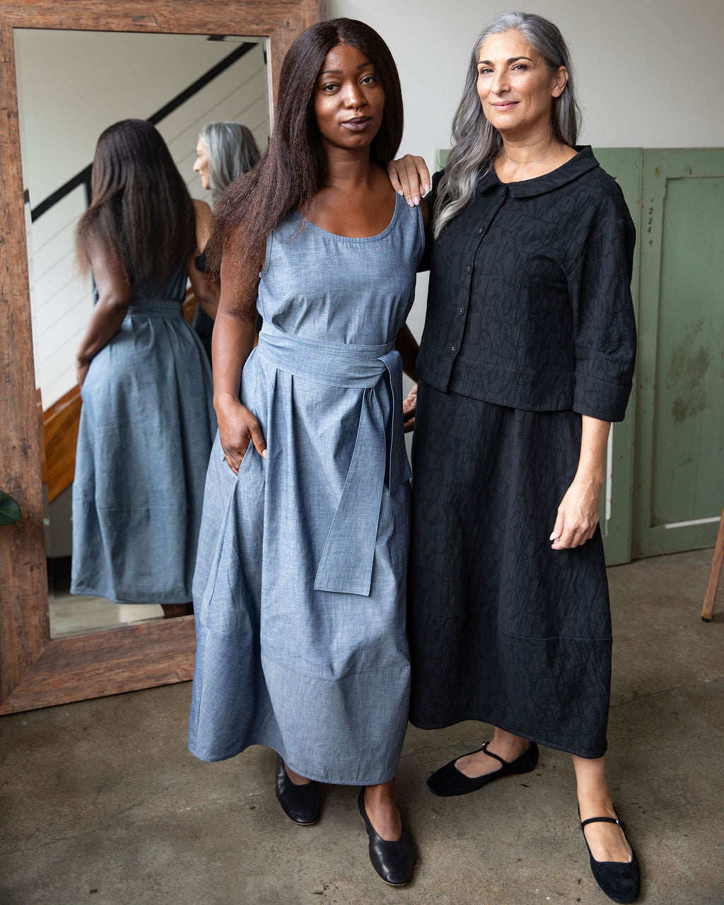 Cleo Dress - Japanese Chambray Denim