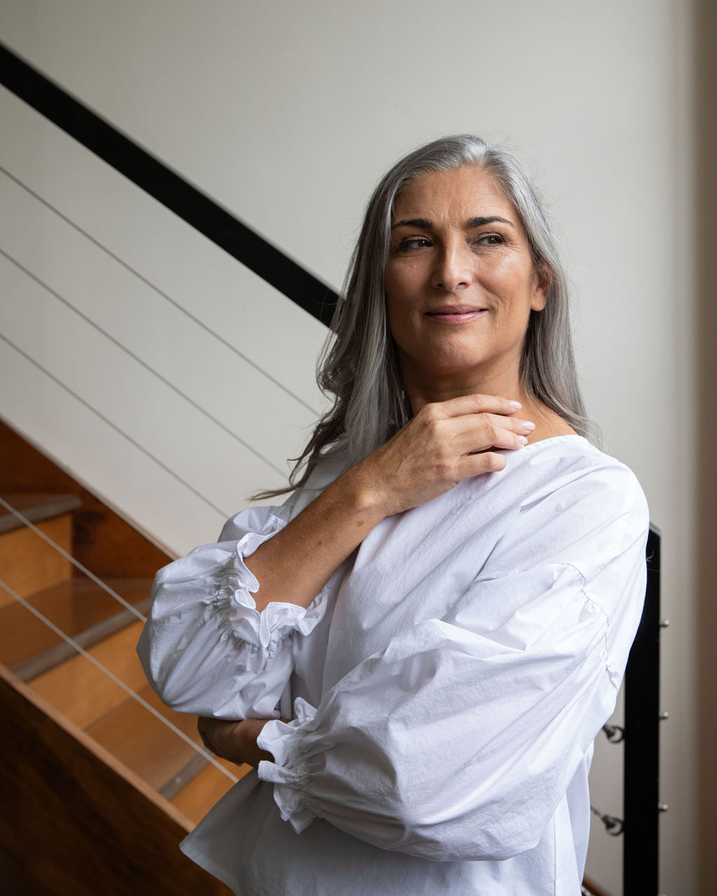 Willow top - White Cotton