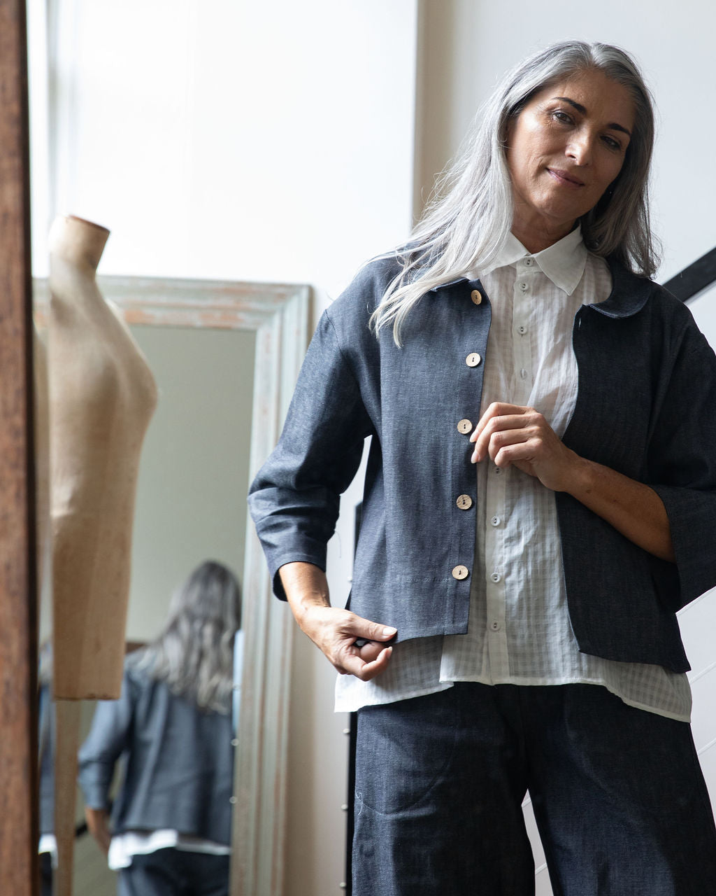 Grace Jacket - Japanese Denim