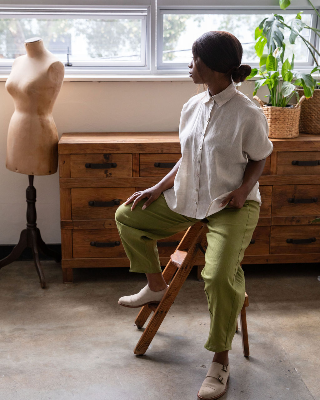 Montana Shirt – Natural Linen