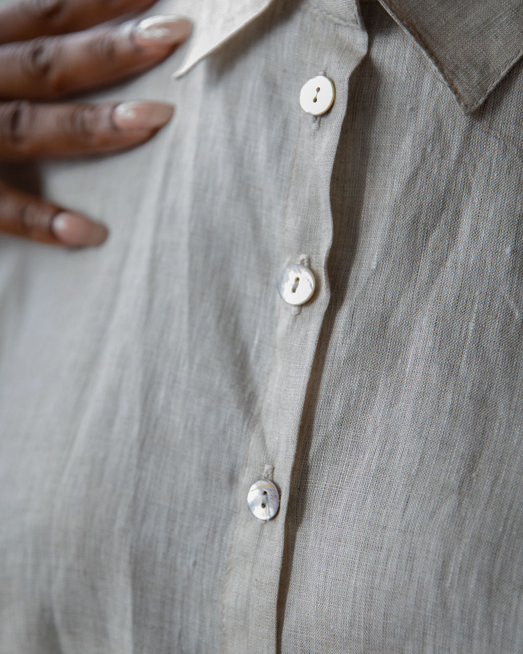 Montana Shirt – Natural Linen