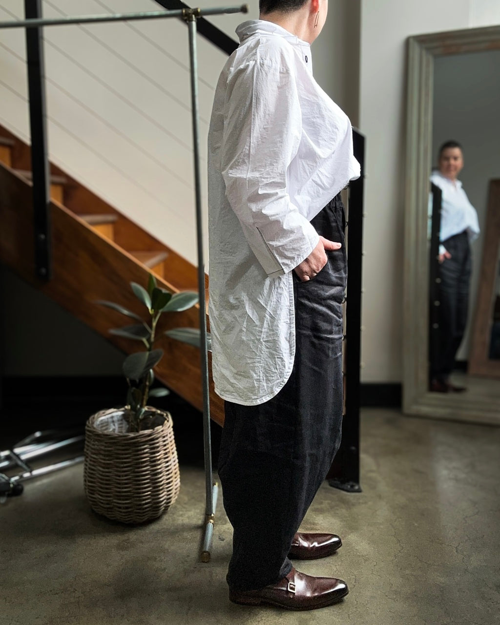 Tokyo Black Linen Pant - Longer Length