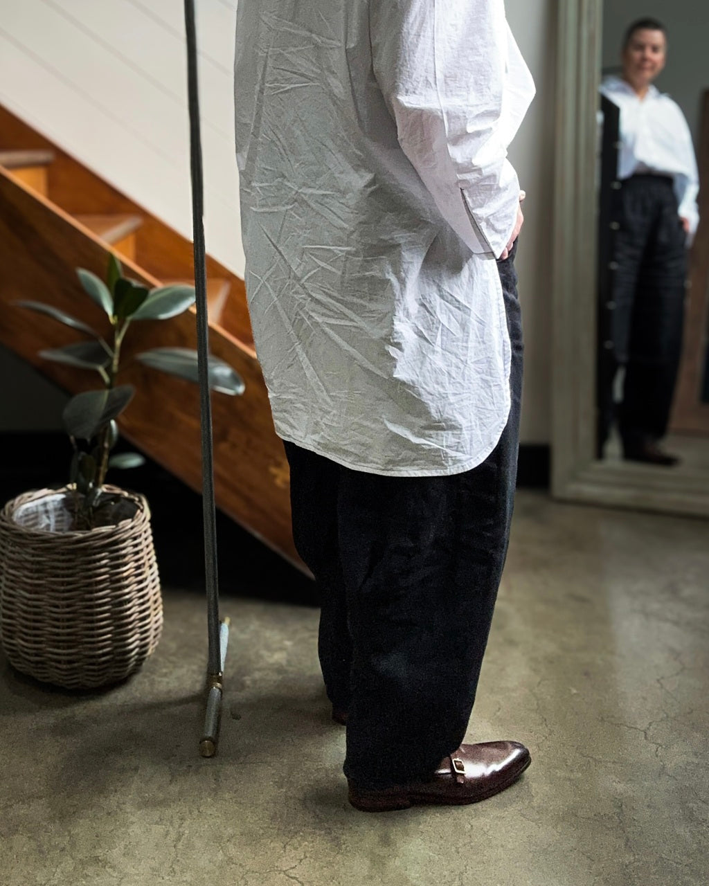 Tokyo Black Linen Pant - Longer Length