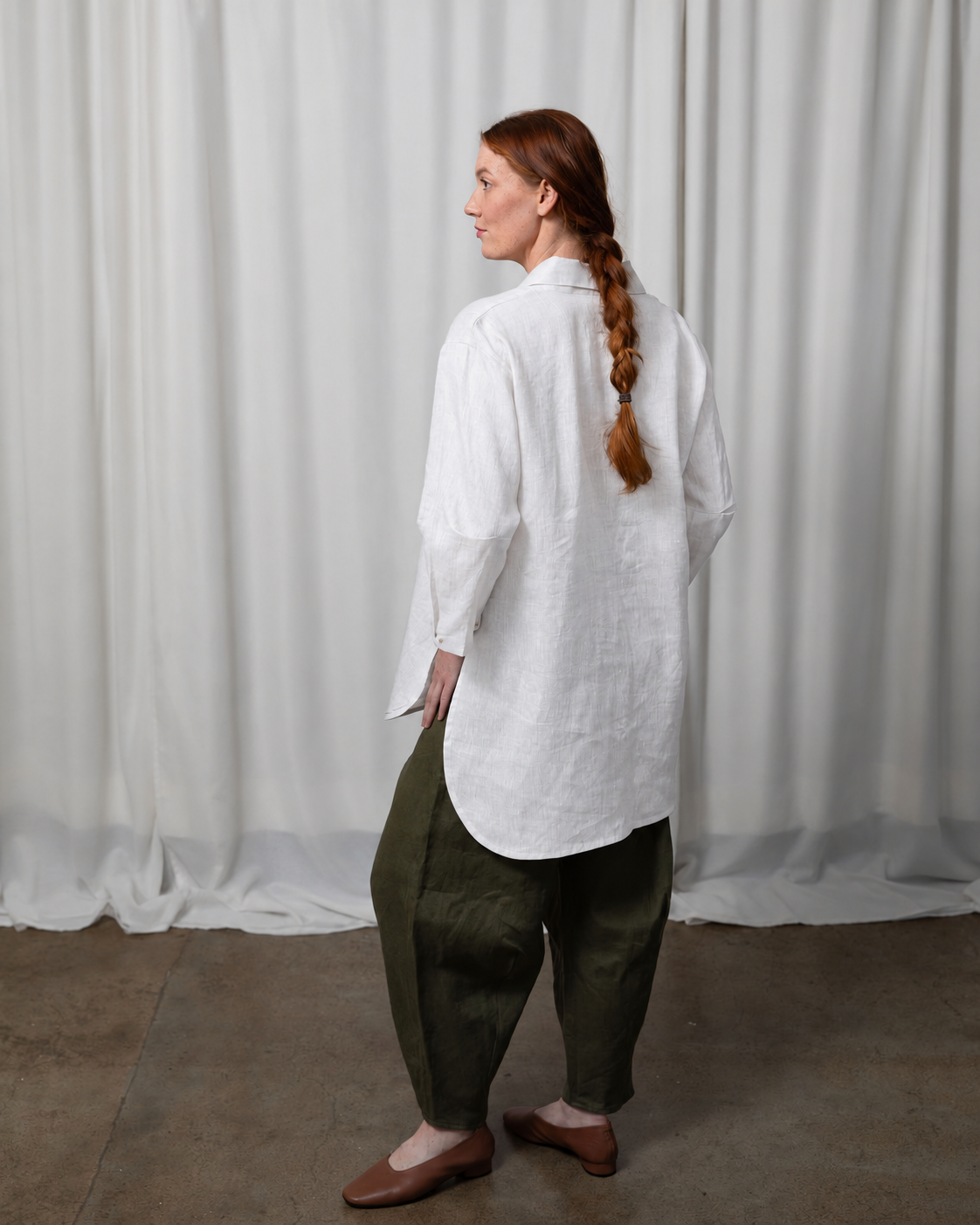 Monet White Linen Shirt - PRE ORDER (SHIPPING 7TH DECEMBER)