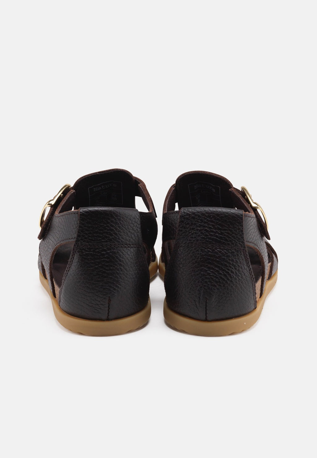 Lene Coffee Leather Sandal