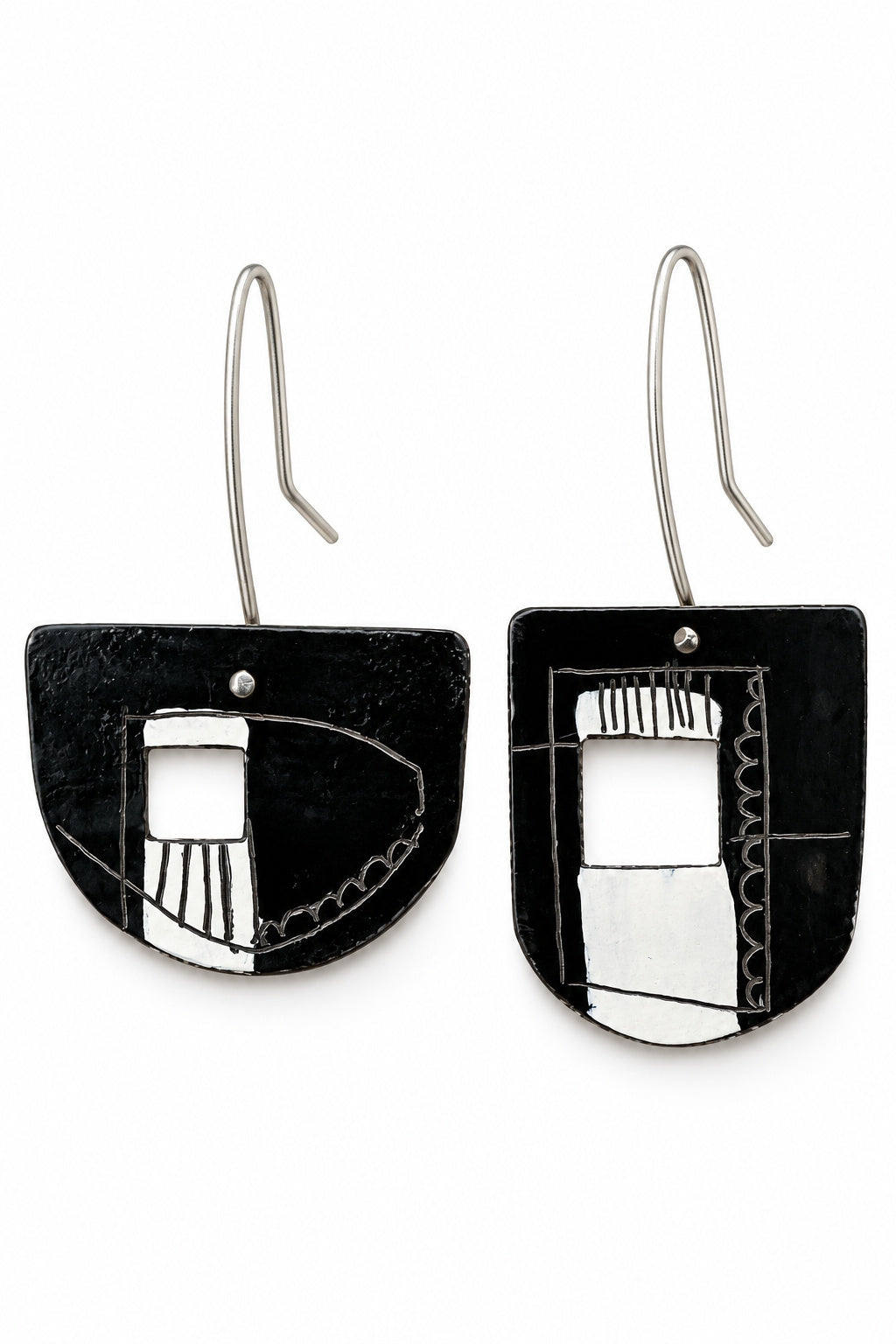 Jane Frances Reilly Painted Apron Earrings 004