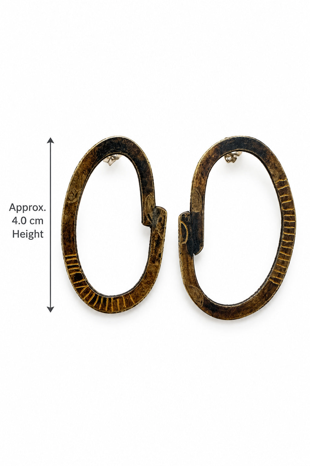 Jane Frances Reilly Brass Hoops 012