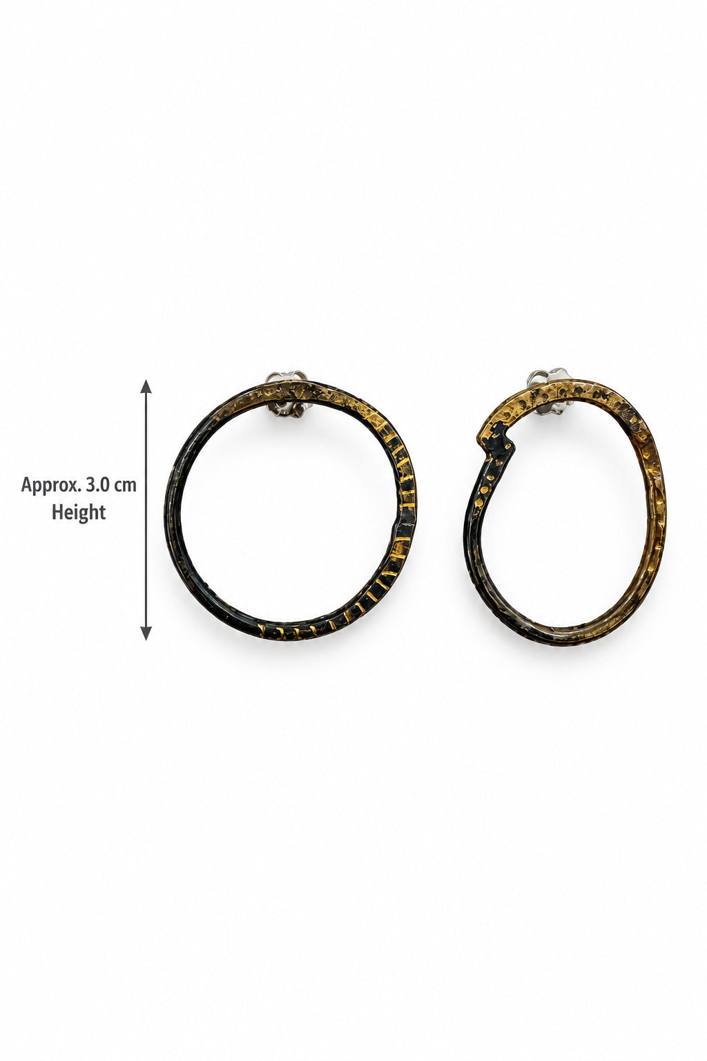Jane Frances Reilly Brass Hoops 013