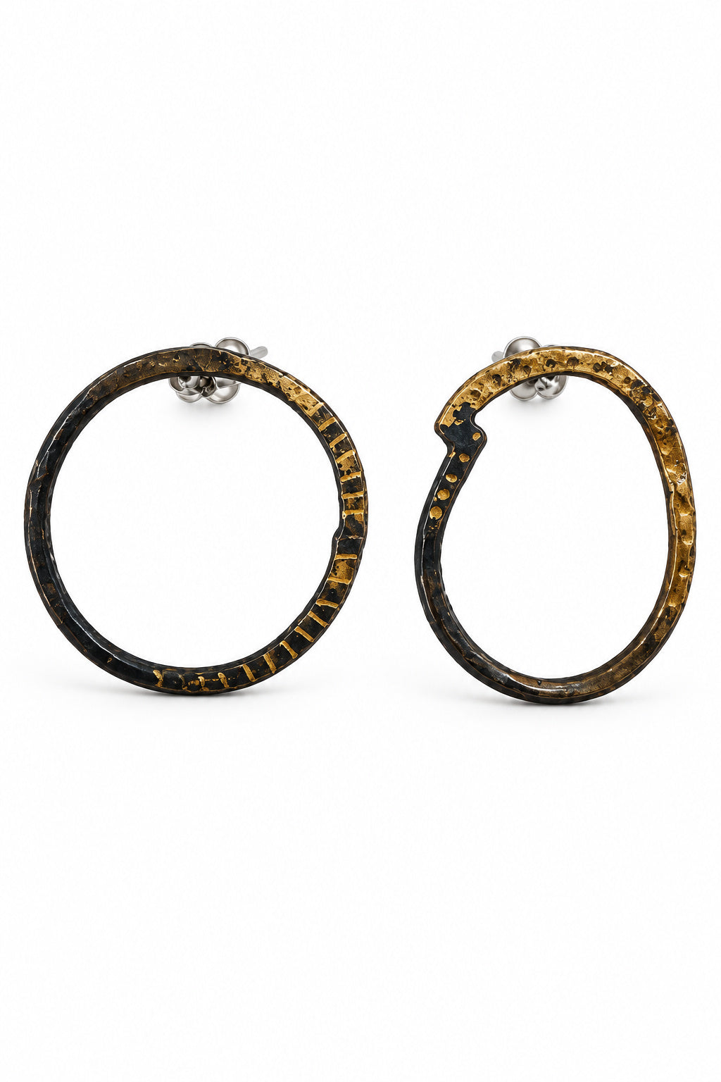 Jane Frances Reilly Brass Hoops 013