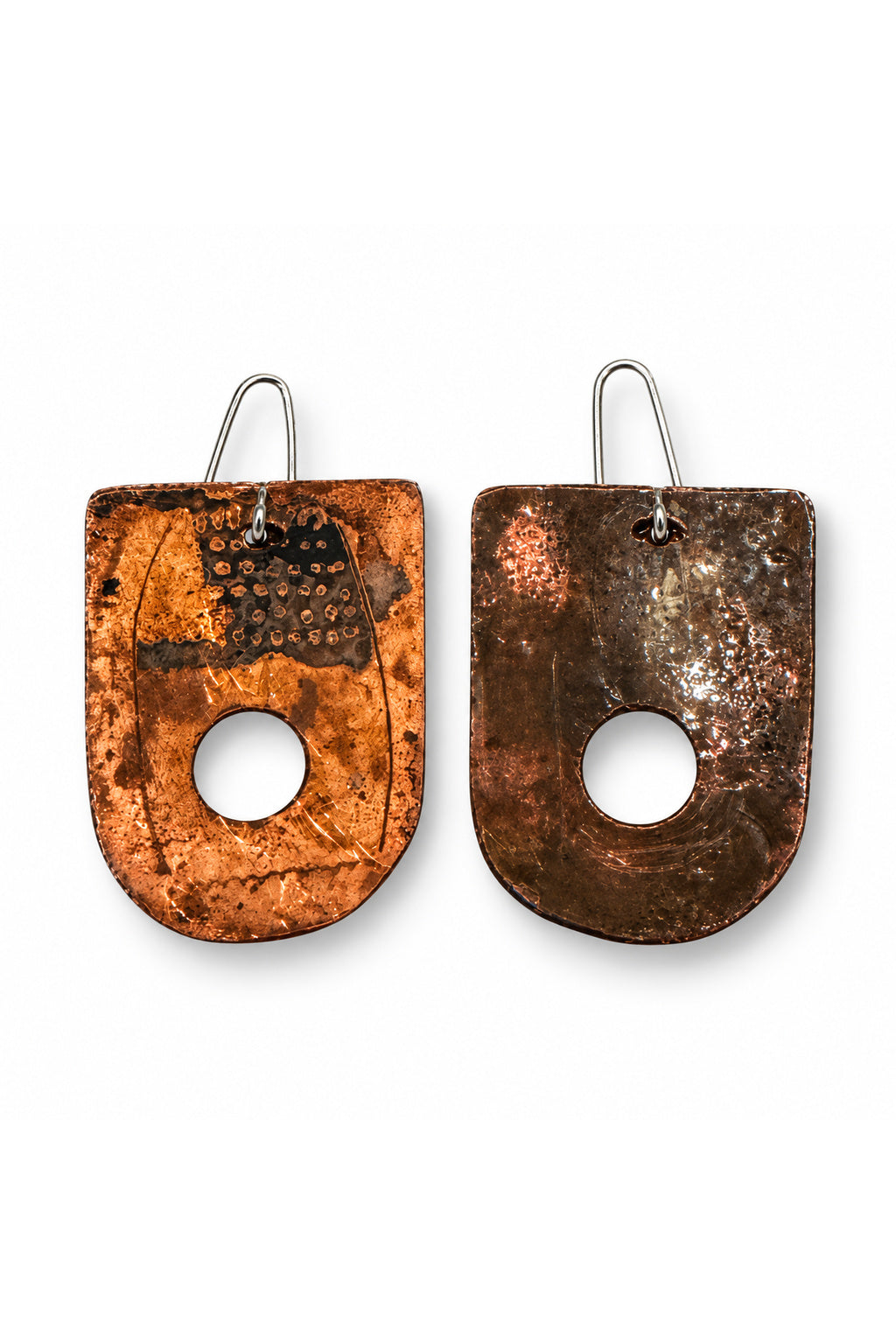 Jane Frances Reilly Copper Apron Earrings 001