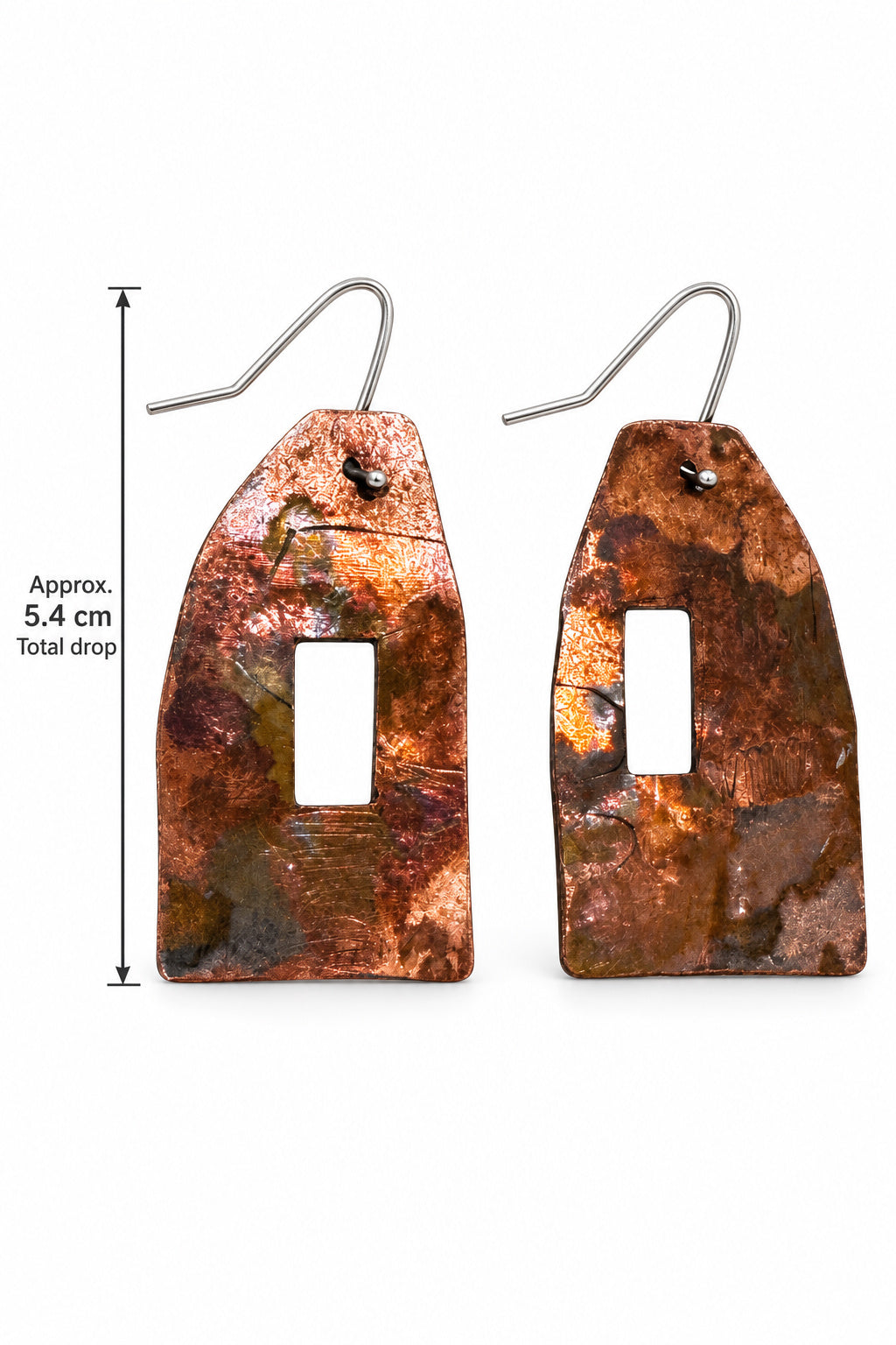 Jane Frances Reilly Copper Apron Earrings 002