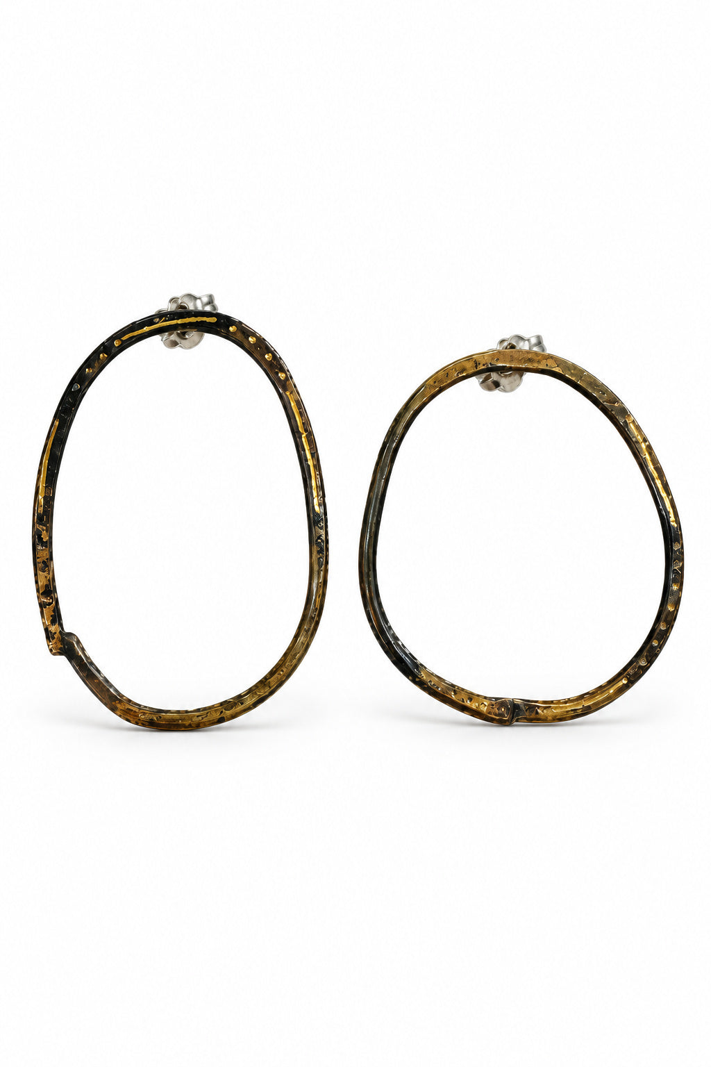 Jane Frances Reilly Brass Hoops 008