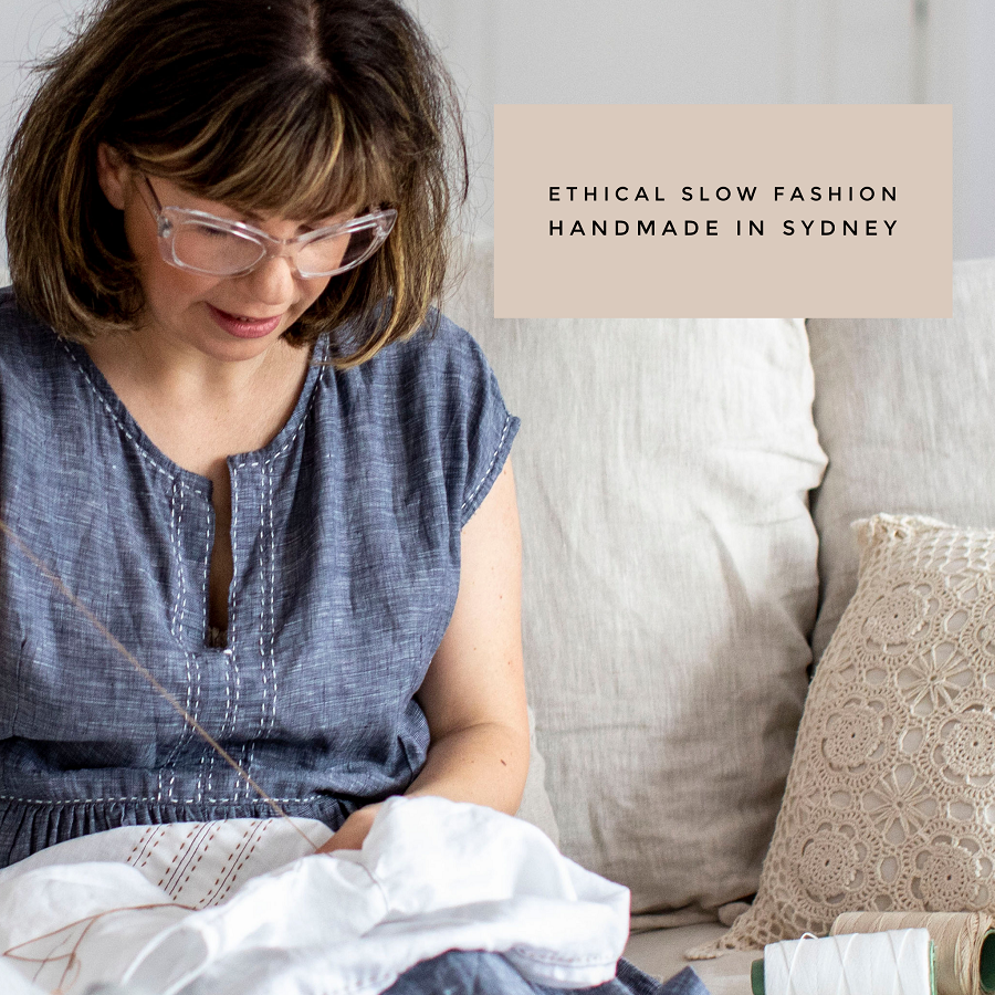 Madelyn Natural Check Linen Dress